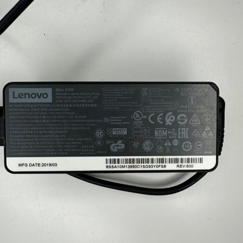 Lenovo A/C Adpater USB Type C Broken charger